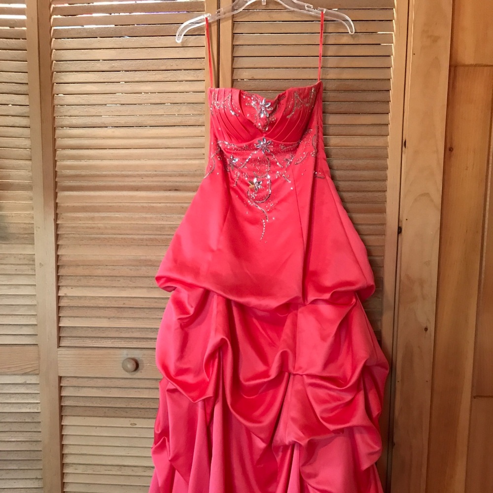 Beautiful Coral Prom Dress